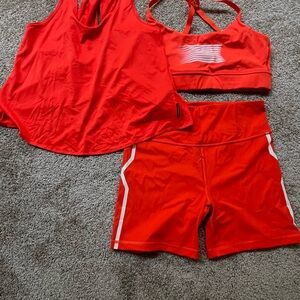 Savage X Fenty Orange Athletic Shorts